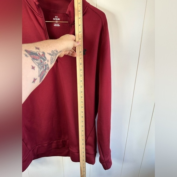 Under Armour Men’s Armourfleece Quarter Zip Pullover Size XL - Picture 4 of 10